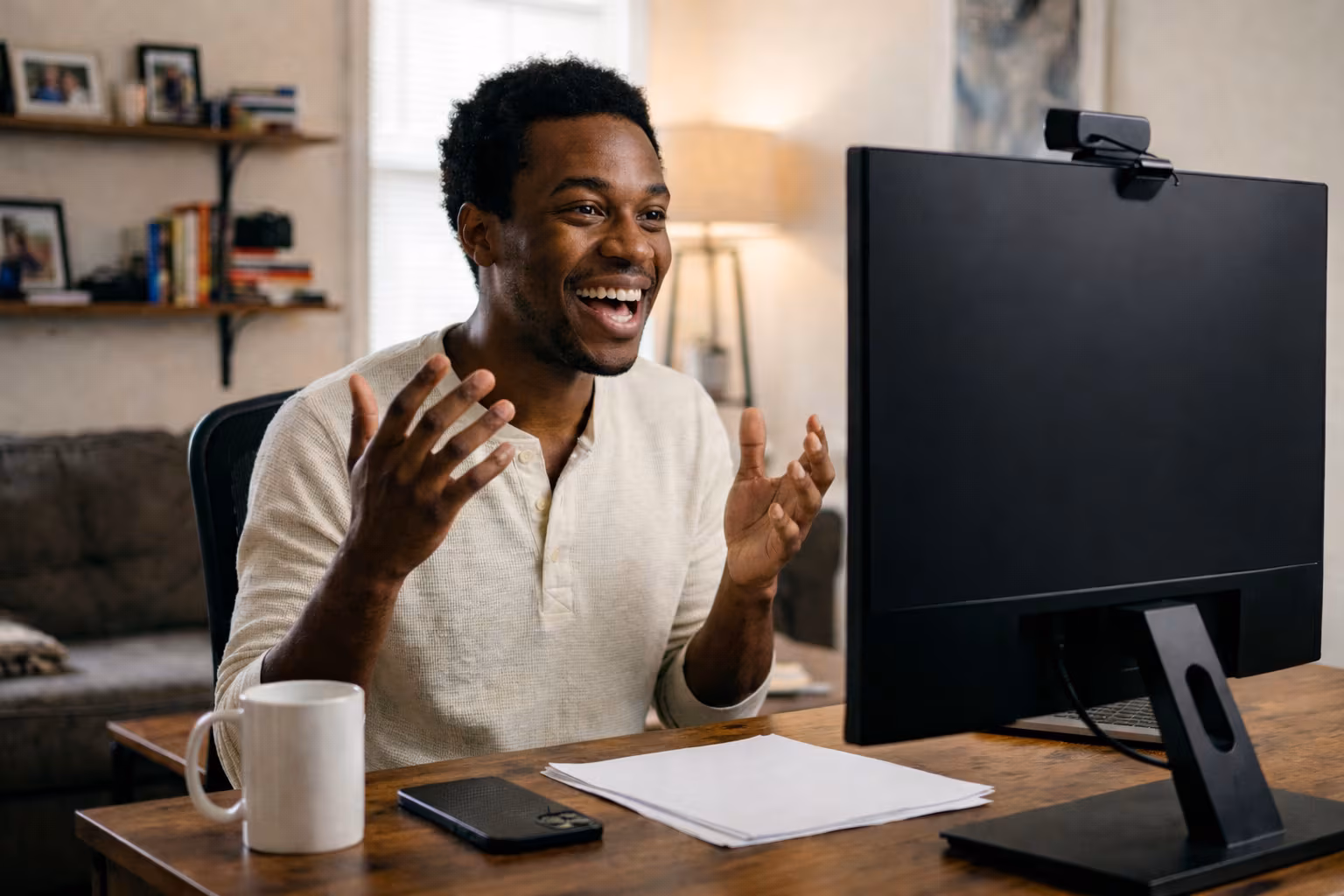 Actor auditioning for a new role